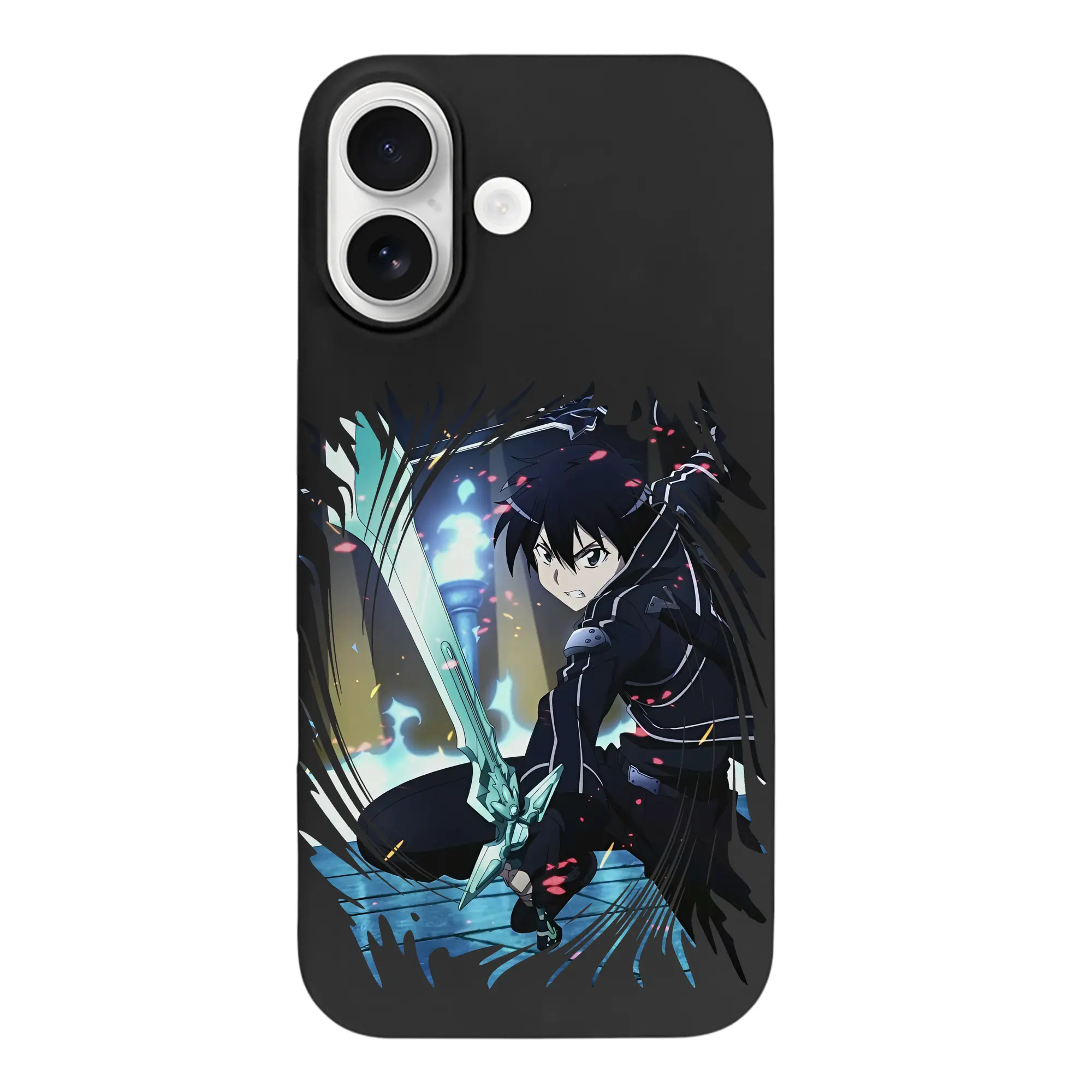 ソードアートオンライン グッズ キリト - iPhone 17 シリーズ シリコンケース 薄型 耐衝撃 指紋防止 ソフトタッチカバー 精密フィット 傷防止 保護ケース iPhone 17/17 Air/17 Pro/17 Pro Max 対応